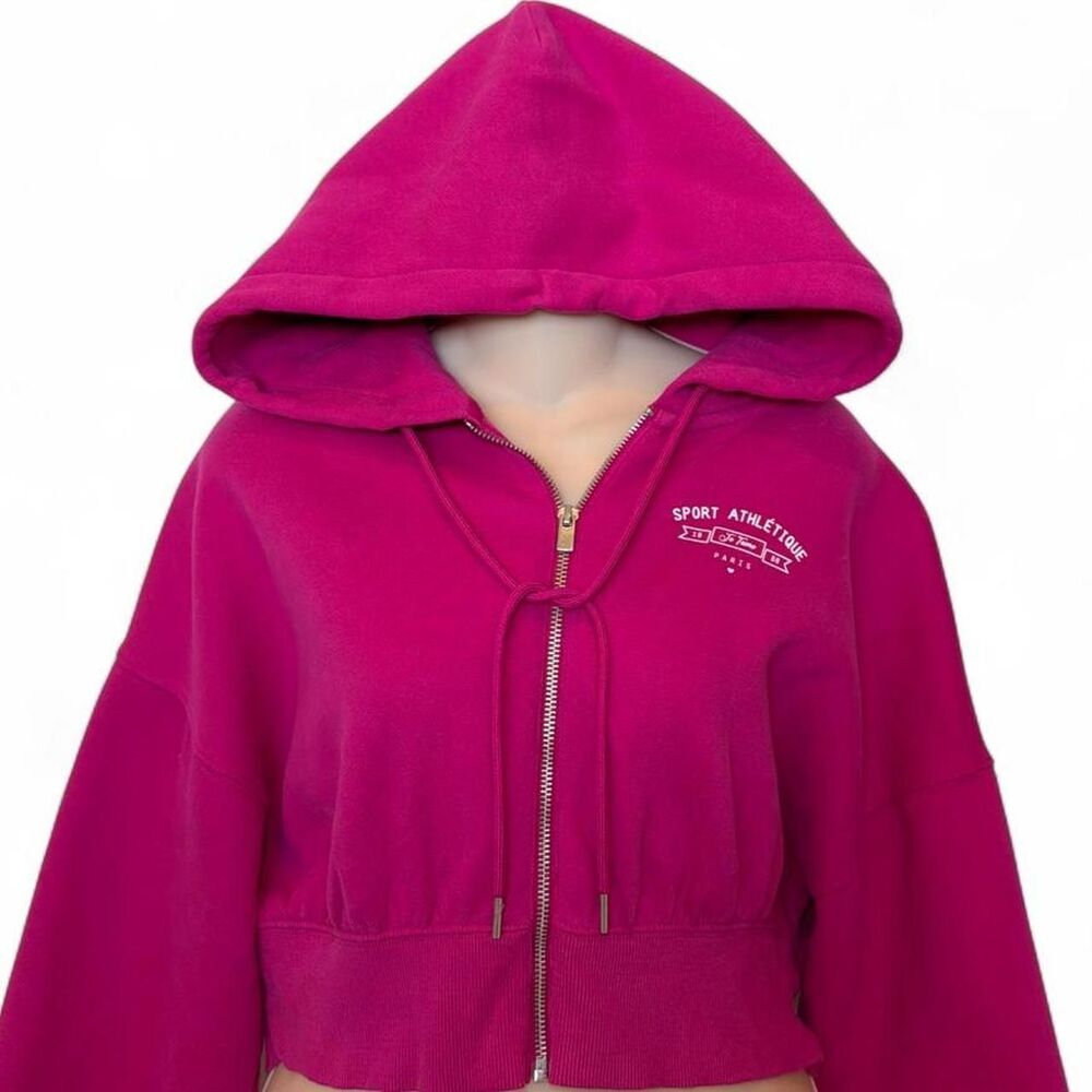 Express Women's Pink Hoodie